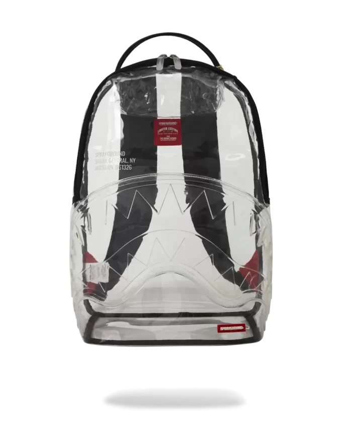 100 % TRANSPARENTER RUCKSACK – SHARK CENTRAL 100 % TRANSPARENTER RUCKSACK – SHARK CENTRAL