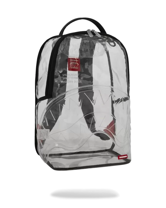 100 % TRANSPARENTER RUCKSACK – SHARK CENTRAL 100 % TRANSPARENTER RUCKSACK – SHARK CENTRAL