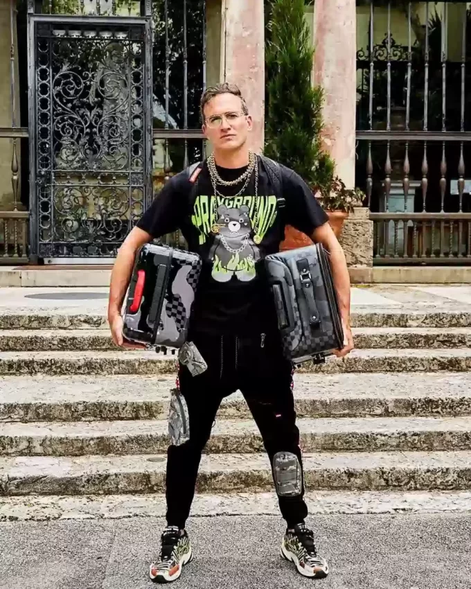 3 Uhr morgens NIE SCHLAFEN SHARKITECTURE HARTSCHALEN-HANDGEPÄCK