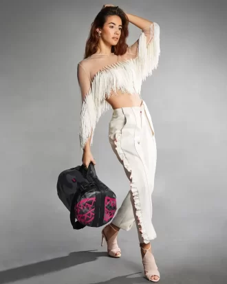 3 Uhr morgens rosa Tropfschlauch-Reisetasche