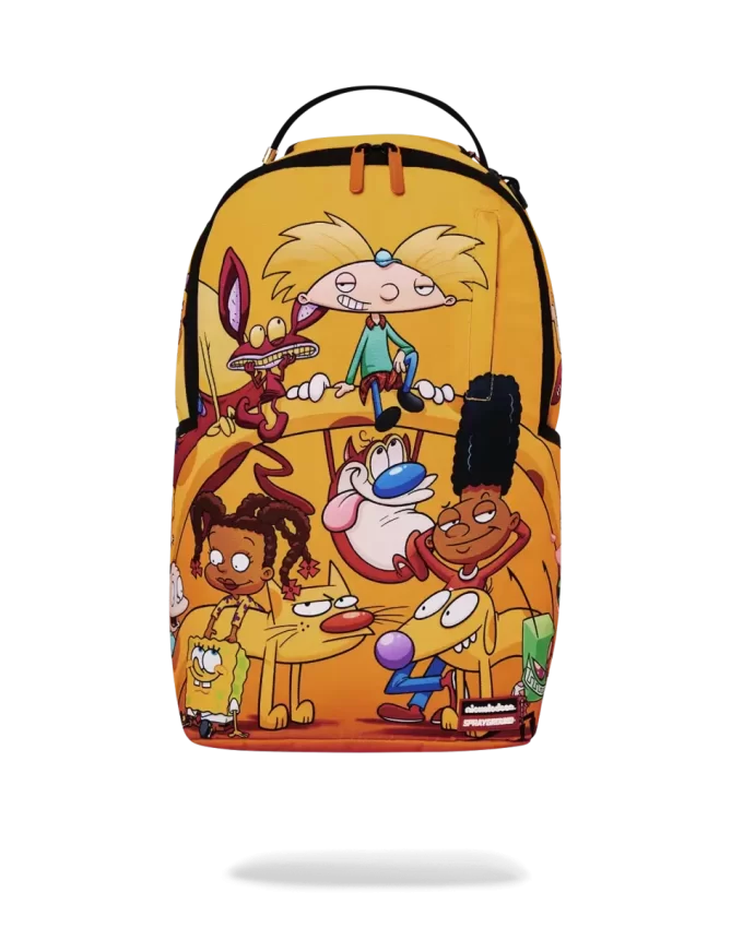 90er Jahre NICK CAT DOG SHARK MOUTH DLXSR RUCKSACK