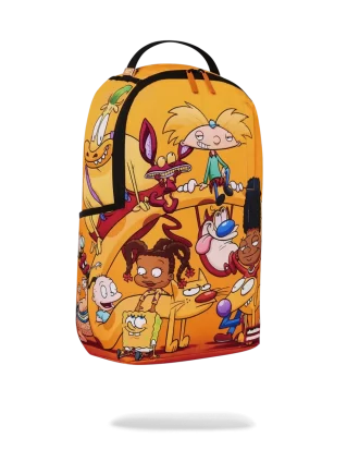 90er Jahre NICK CAT DOG SHARK MOUTH DLXSR RUCKSACK
