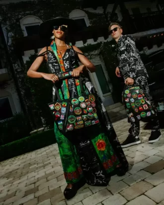 A.I. THE 54 (PATCHES OF AFRICA) CARGO TOTE