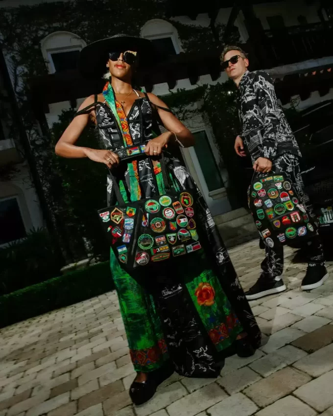 A.I. THE 54 (PATCHES OF AFRICA) CARGO TOTE