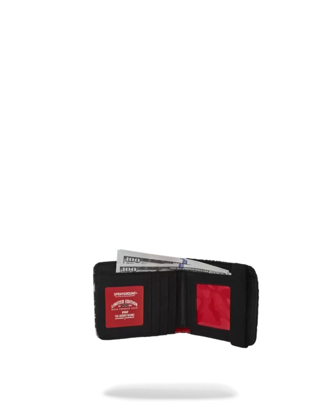 A.M.P.M. Elastisches zweifach gefaltetes Portemonnaie