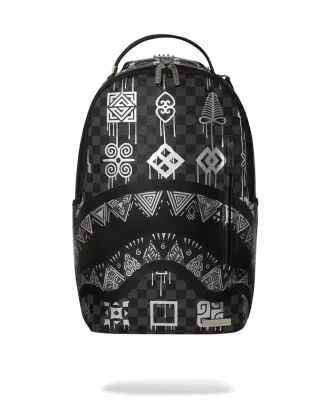AFRIKANISCHE INTELLIGENZ 9 POWER GLYPHICS RUCKSACK – SANDFLOWER COLLAB