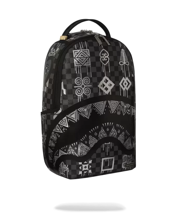 AFRIKANISCHE INTELLIGENZ 9 POWER GLYPHICS RUCKSACK – SANDFLOWER COLLAB
