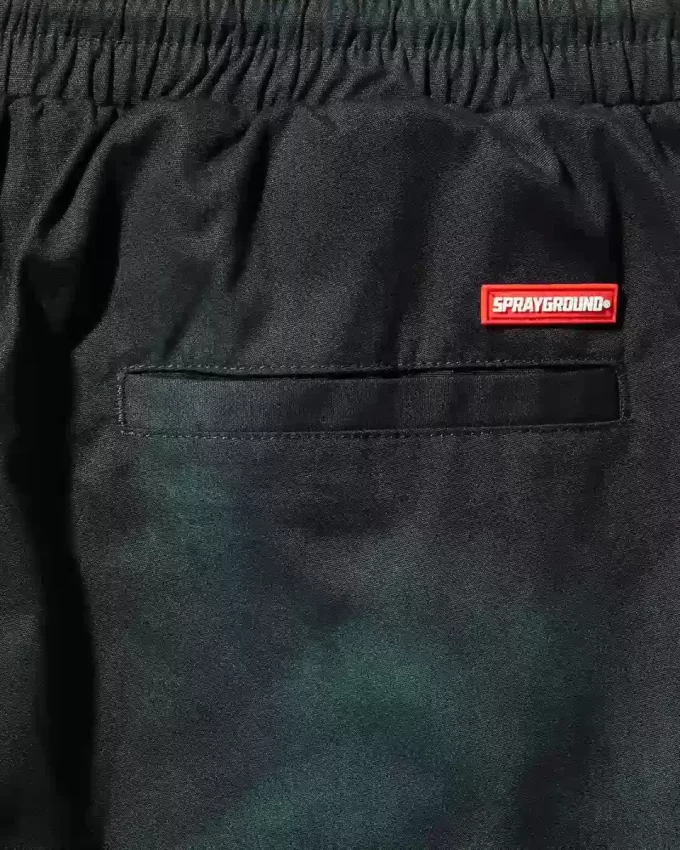 Army Cargo Jogger mit Batikmuster