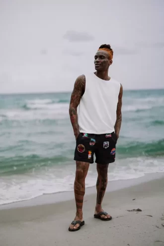 Badeshorts für globale Mogule und Milliardäre