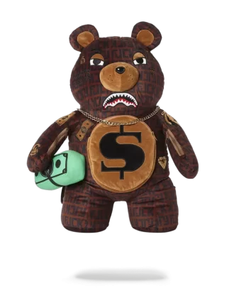 BELEIDIGTER MONEYBEAR TEDDYBÄR-RUCKSACK