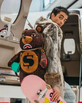 BELEIDIGTER MONEYBEAR TEDDYBÄR-RUCKSACK