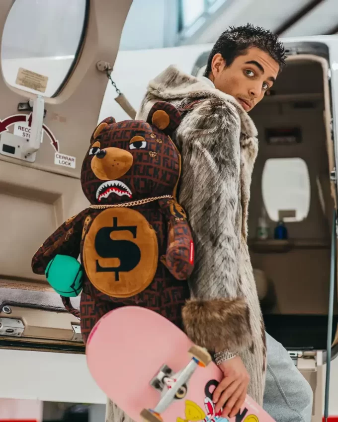 BELEIDIGTER MONEYBEAR TEDDYBÄR-RUCKSACK