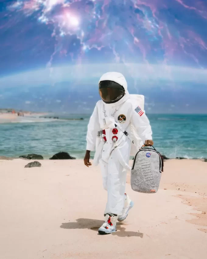 Betreten Sie die Zukunft – NASA-Kooperation: Mondhai (3D-geformt)