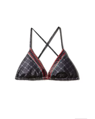 Bikini-Top mit Midnight Money-Muster