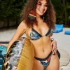 Bikini-Oberteil mit Blumenmuster Bikini-Oberteil mit Blumenmuster