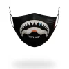 BITE ME SHARK (SCHWARZ) POLYESTER-GESICHTSMASKE BITE ME SHARK (SCHWARZ) POLYESTER-GESICHTSMASKE