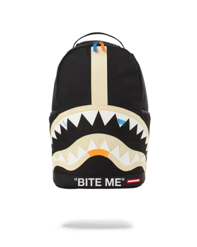 BITE ME SHARK (SCHWARZ) RUCKSACK