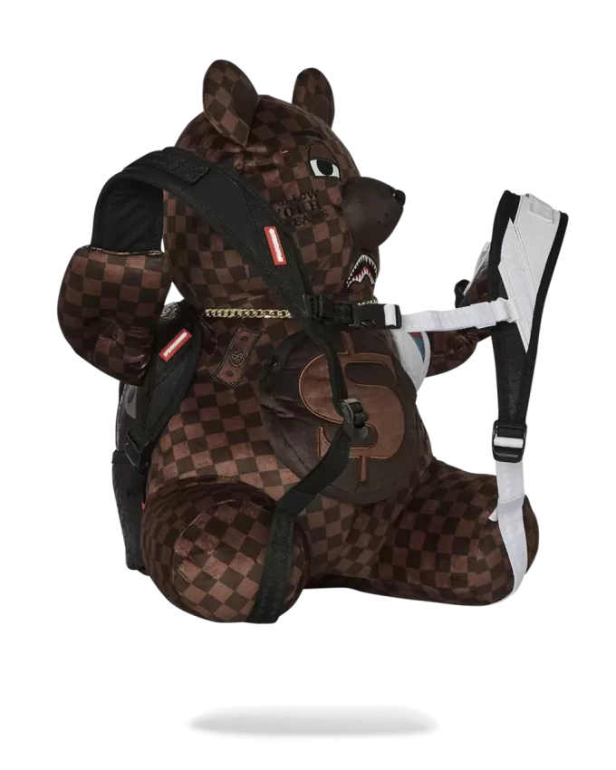 Bär trägt Rucksack als Rucksack Bär trägt Rucksack als Rucksack