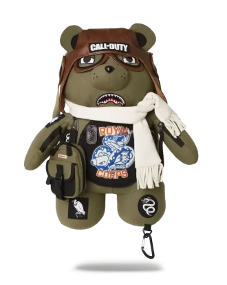 Call of Duty Aviator Furchtloser Geldbär Teddybär Rucksack