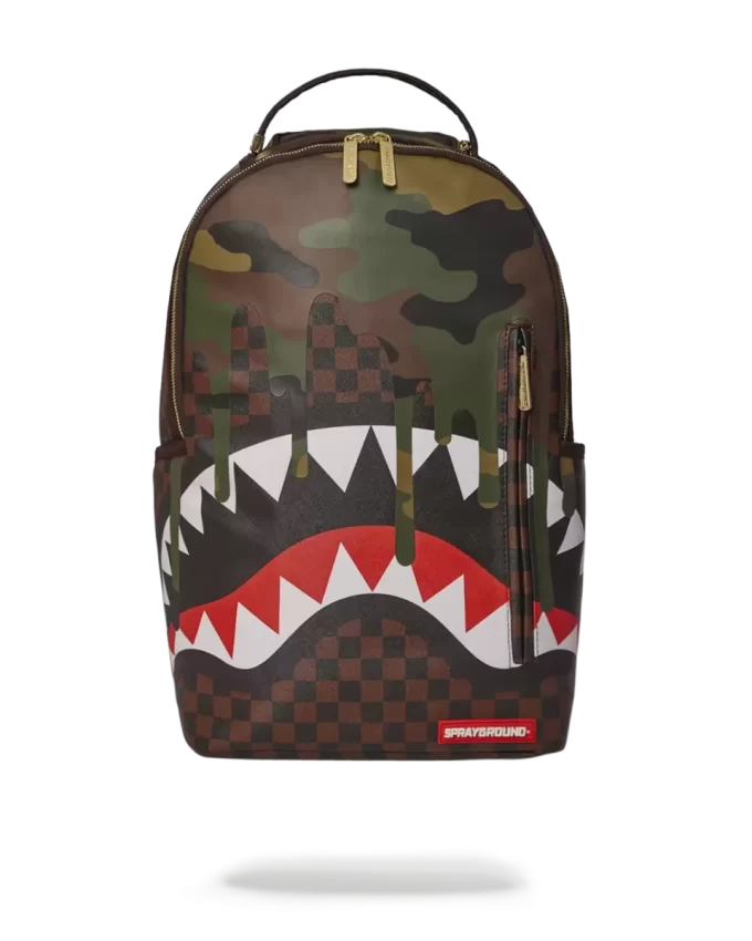 CAMO DRIP SHARKS IN PARIS RUCKSACK (DLXV)