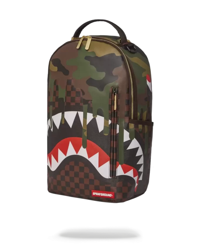 CAMO DRIP SHARKS IN PARIS RUCKSACK (DLXV)