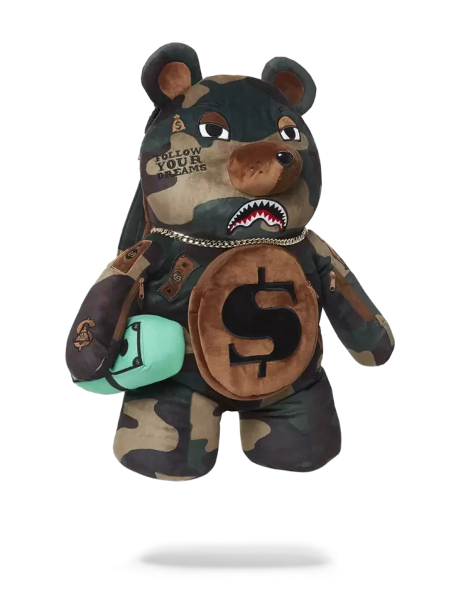 CAMOCHECK MONEYBEAR TEDDYBÄR RUCKSACK