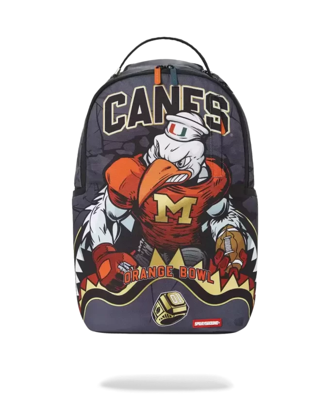 CANES MUSCLE UNIVERSITY OF MIAMI RUCKSACK (MIT WARREN SAPP)