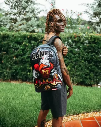 CANES MUSCLE UNIVERSITY OF MIAMI RUCKSACK (MIT WARREN SAPP)