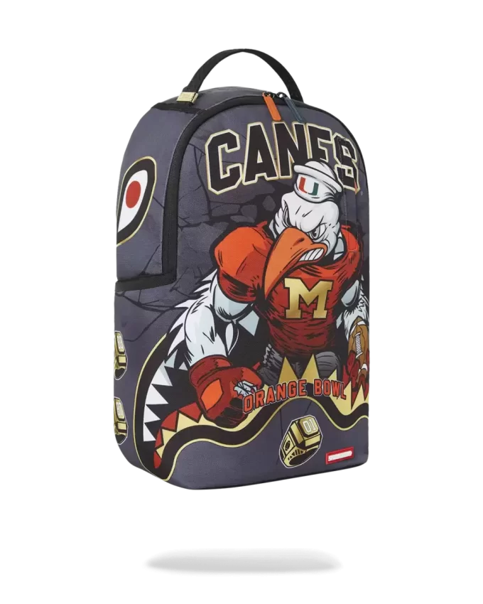 CANES MUSCLE UNIVERSITY OF MIAMI RUCKSACK (MIT WARREN SAPP)