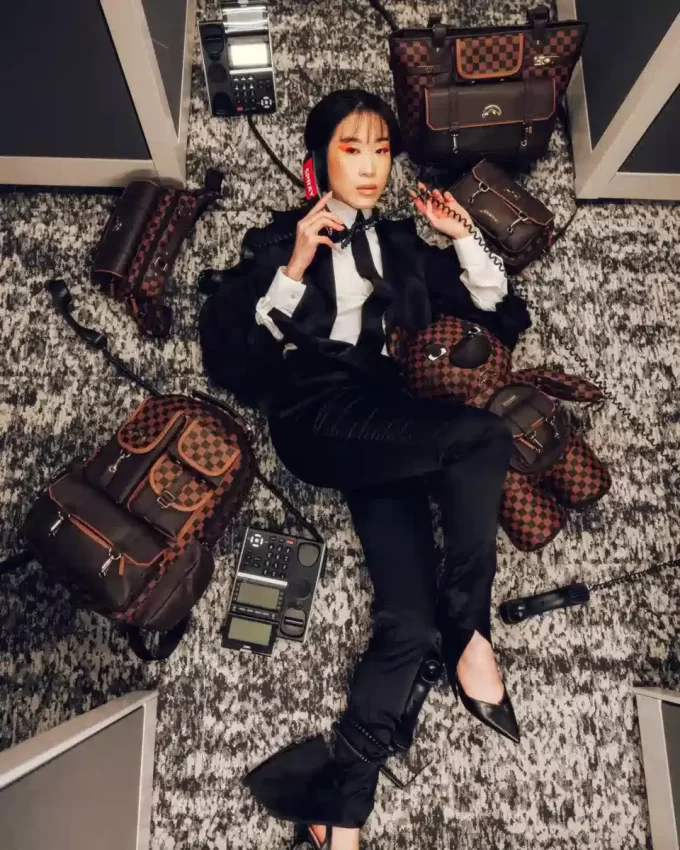 CHECKMATE ROYALE MESSENGER ZIEGELTASCHE