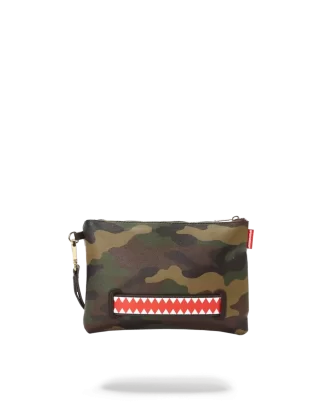 CHECKS IN CAMOFLAUGE CROSSOVER CLUTCH