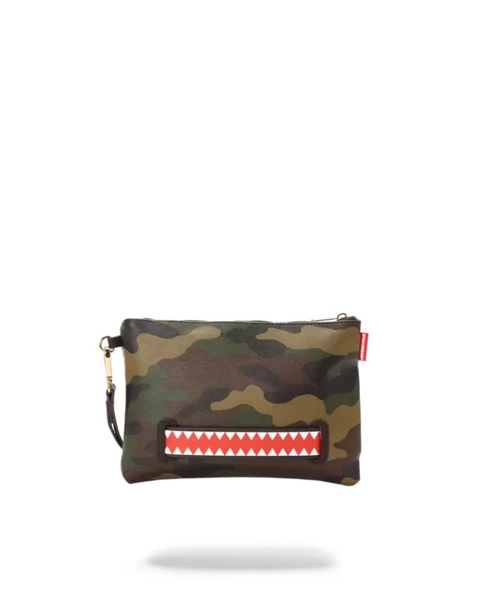 CHECKS IN CAMOFLAUGE CROSSOVER CLUTCH