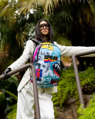 Collage aus zufällig ausgewählten DLXSR-Rucksäcken