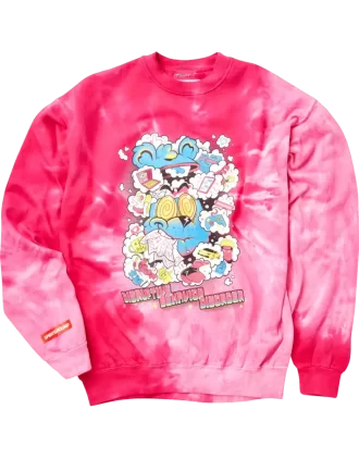 CREW-KLEIDUNG FÜR VERHALTENSSTÖRUNGEN MIT ROSA BIEGENDRUCK