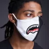 DAMAGE CONTROL STASH POCKET VEGAN LEATHER FACE MASK