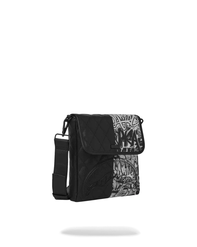 Dark Wave Messenger Bag