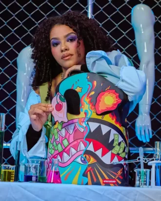 DAZED & SHARK DOPPELLIFE (MIT ABNEHMBAREN AUGENKLAPPEN)