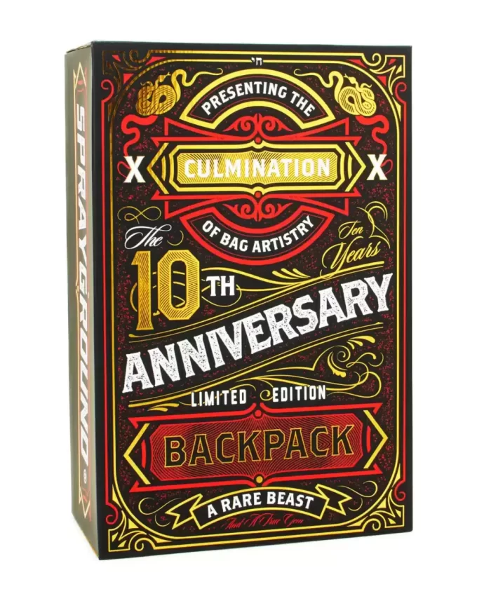 Der 10-Jahres-Hustle-Rucksack. Überraschungsbox. Nummeriert 1 von 100.