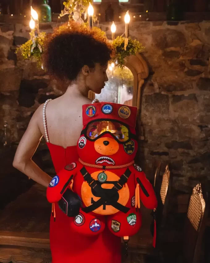 DER GLOBALE EXPEDITION MONEYBEAR TEDDYBÄR-RUCKSACK