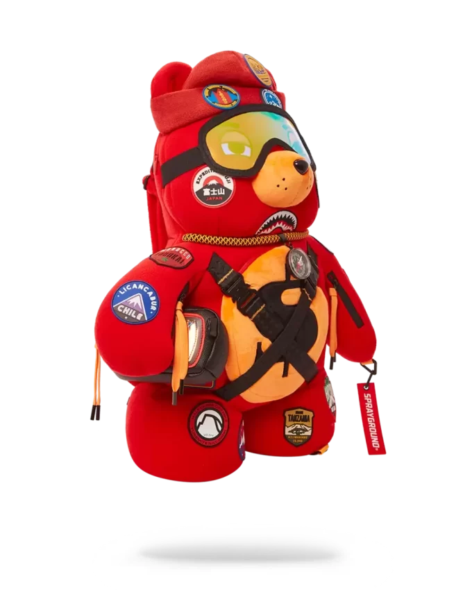 DER GLOBALE EXPEDITION MONEYBEAR TEDDYBÄR-RUCKSACK