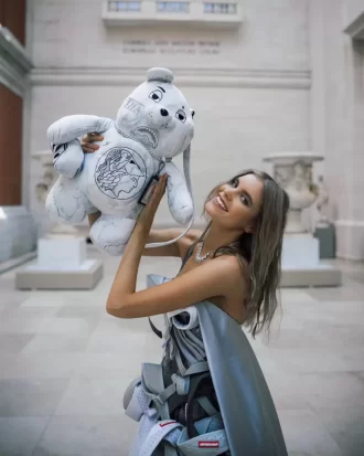 DER MET ALEXANDER DER GROSSE MAZEDONISCHE TEDDYBÄR-RUCKSACK