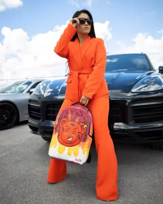 DIABLO COZY VELOUR PELZRUCKSACK