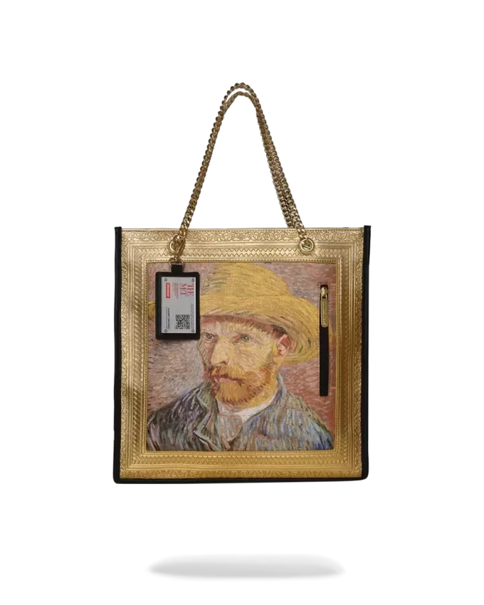 Die gerahmte Selbstporträt-Tasche von VAN GOGH aus dem Metropolitan Museum of Art Die gerahmte Selbstporträt-Tasche von VAN GOGH aus dem Metropolitan Museum of Art