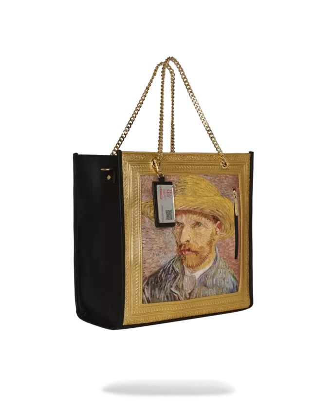 Die gerahmte Selbstporträt-Tasche von VAN GOGH aus dem Metropolitan Museum of Art Die gerahmte Selbstporträt-Tasche von VAN GOGH aus dem Metropolitan Museum of Art