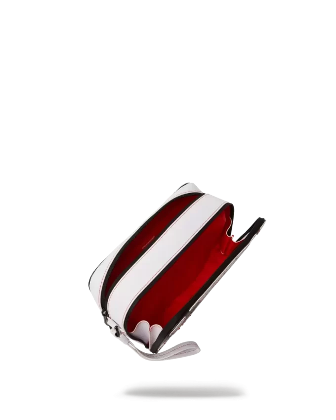 Die Kosmetiktasche mit Blumenmuster Die Kosmetiktasche mit Blumenmuster