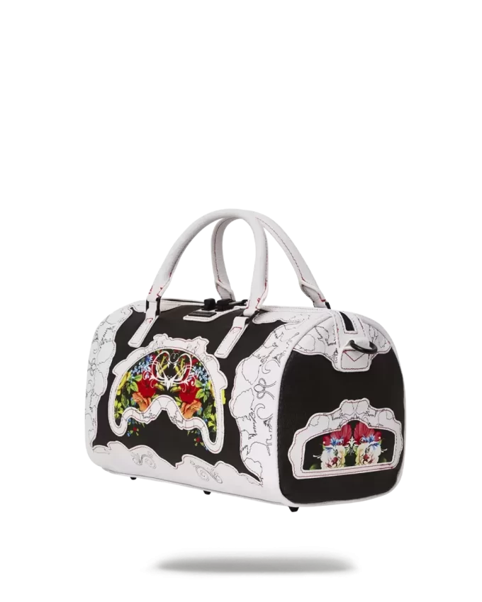 DIE MINI-DUFFEL MIT BLUMENSCHNITT DIE MINI-DUFFEL MIT BLUMENSCHNITT