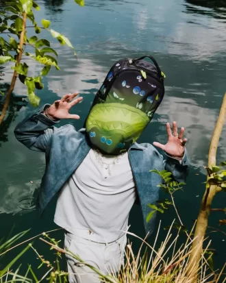 DLXR-Rucksack mit leuchtenden Augen (im Dunkeln leuchtend)