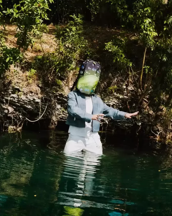 DLXR-Rucksack mit leuchtenden Augen (im Dunkeln leuchtend)