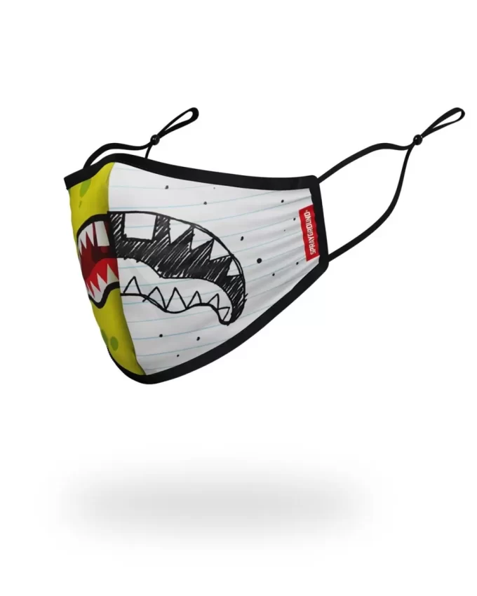 Doodlebob Split Shark Gesichtsmaske für Erwachsene, formangepasst Doodlebob Split Shark Gesichtsmaske für Erwachsene, formangepasst