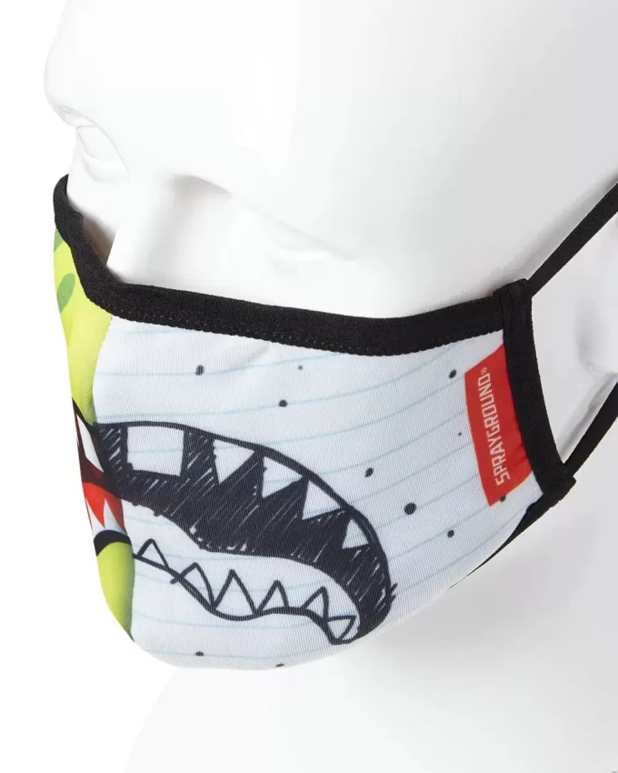 Doodlebob Split Shark Gesichtsmaske für Erwachsene, formangepasst Doodlebob Split Shark Gesichtsmaske für Erwachsene, formangepasst